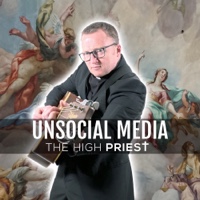 The High Priest comedy and music album cover "Unsocial Media"